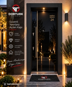 Model – Siyah Cam Görünümlü Premium Kapı